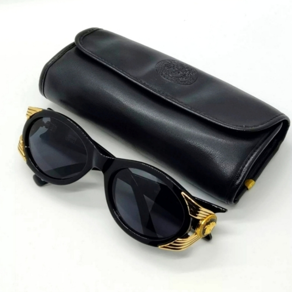 VERSACE BLACK SUNGLASSES MOD.423 - Picture 11 of 11